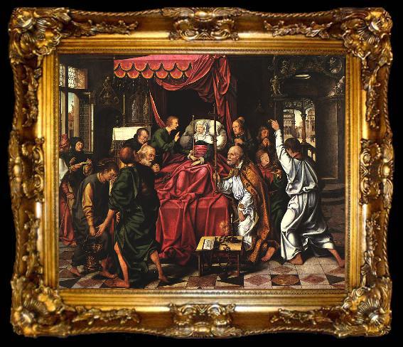 framed  CLEVE, Joos van The Death of the Virgin dfg, ta009-2